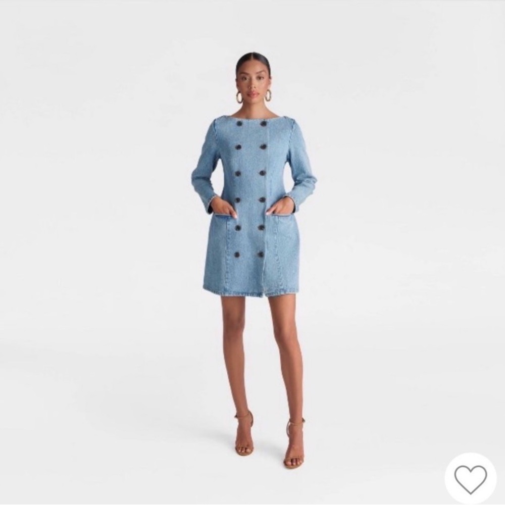 KBB by KAHLANA The tuxedo dress vintage wash size 2 4 6 8 available.